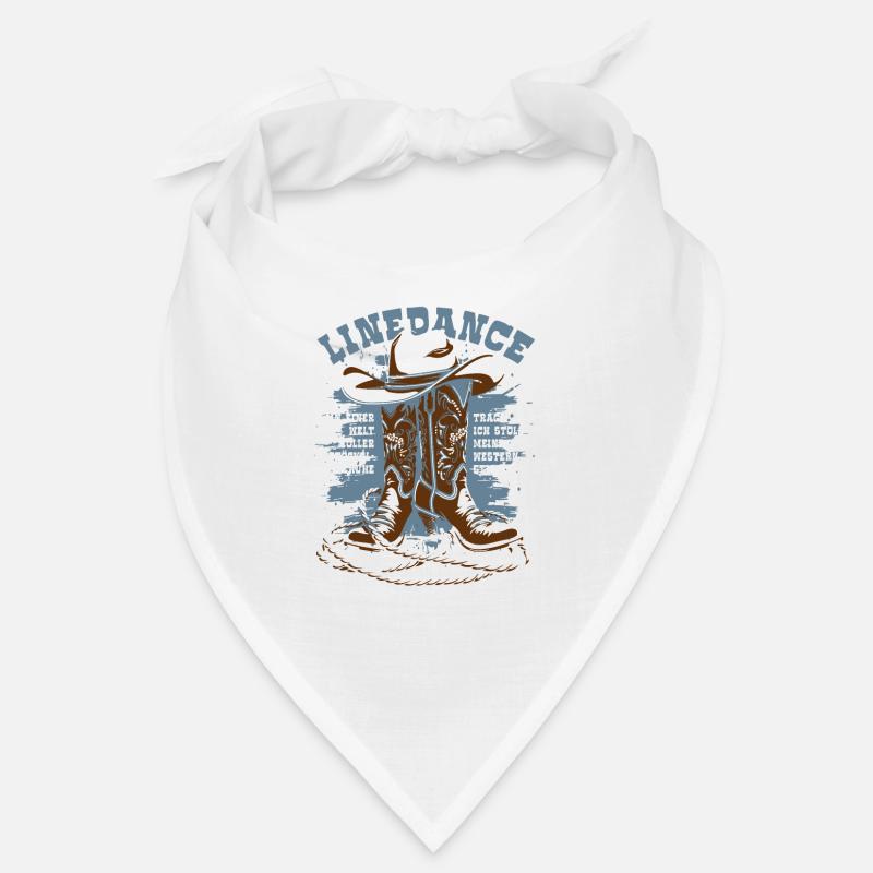 Linedance - Stöckelschuhe Westernstiefel - Spruch Bandana