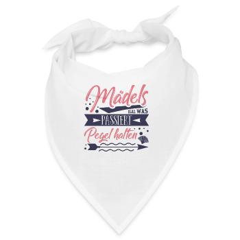 Trinkspruch Mädels - Bandana - Weiß - Vorne