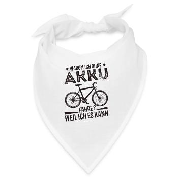 Fahrrad ohne Akku - Bandana - Weiß - Vorne