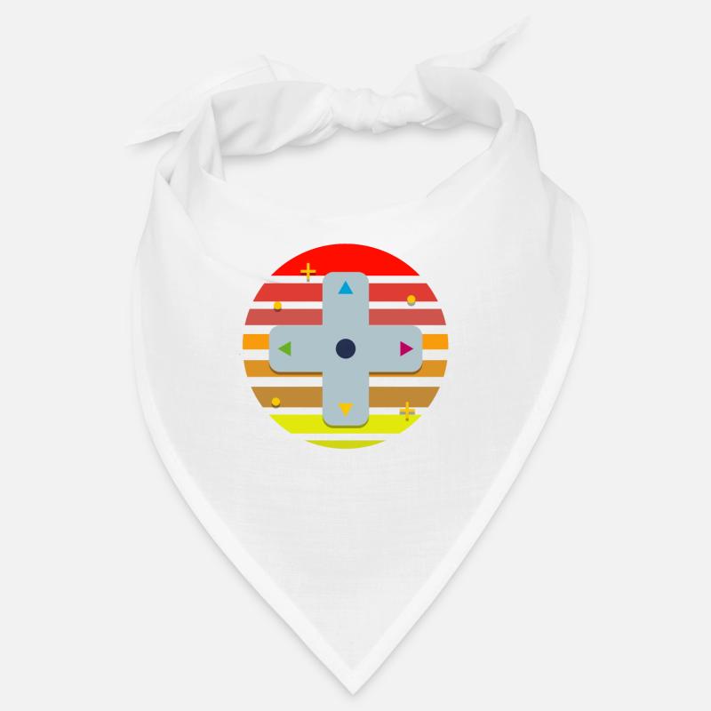 Manette de jeu au coucher du soleil Bandana