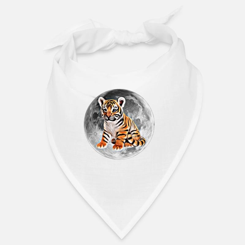 Tiger - Bandana - Weiß