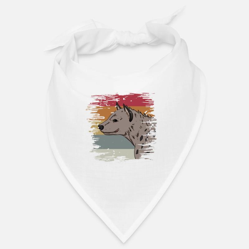 Hyäne - Bandana - Weiß