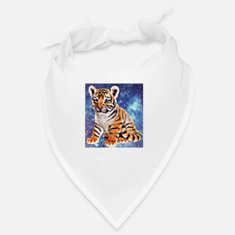 Tiger - Bandana - Weiß