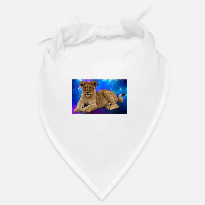 Lion Polygone Bandana