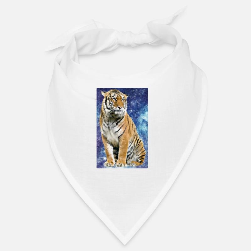 Tiger Polygone Bandana