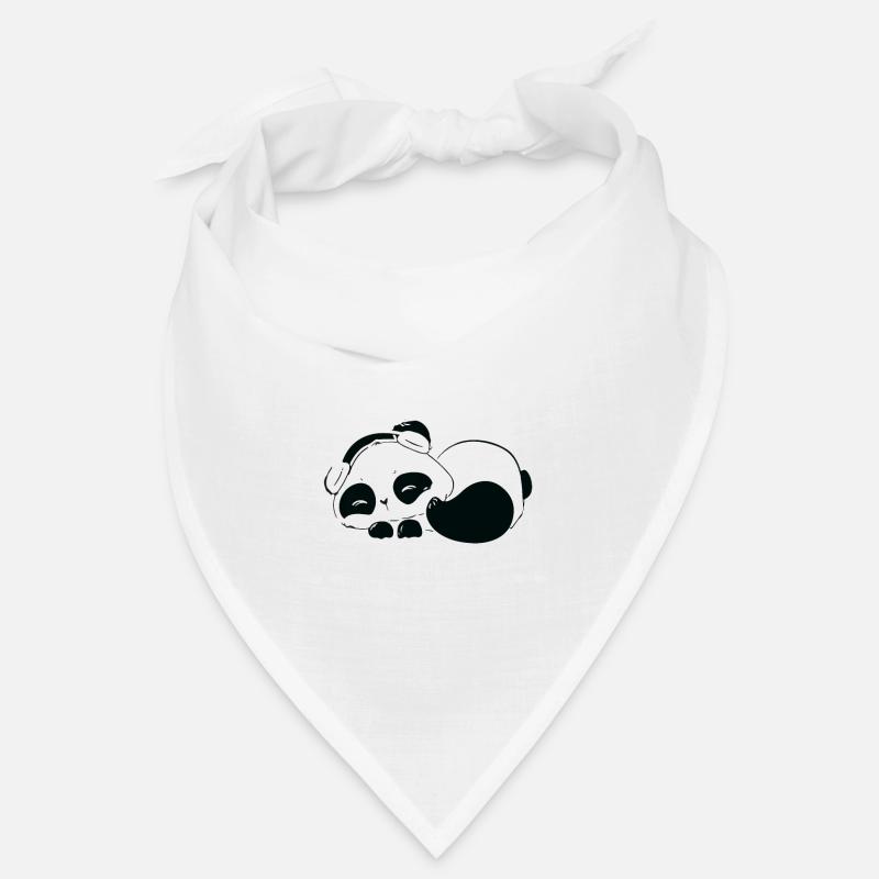 K-Pop Panda K-pop compartiments K-pop-panda-cadeau - Bandana - blanc