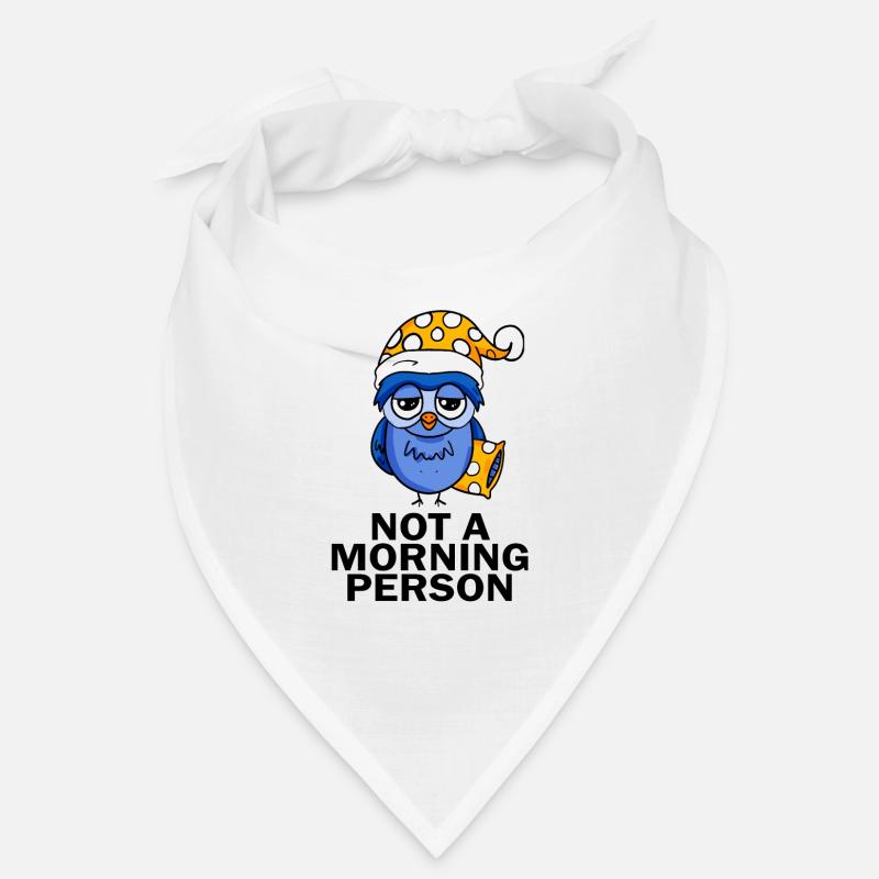 Early riser owl sleeping Bandana