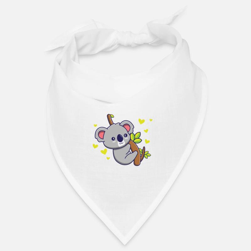 Koala Koala Koalas cadeau - Bandana - blanc