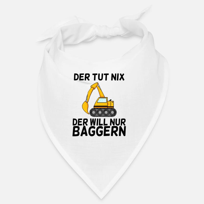 Bagger Spruch Baggerfahrer Baggern Bandana