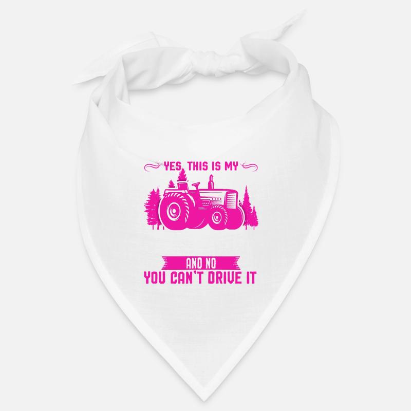Traktor Mädchen Traktoren Farm Geschenk Bandana