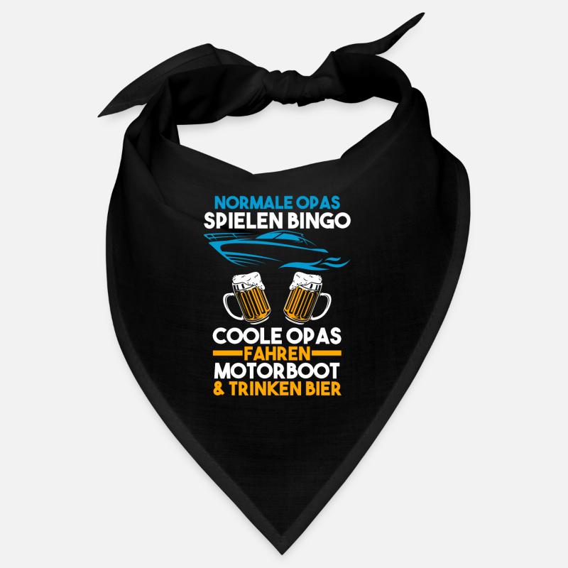 Motorboot Opa Bootfahren Geschenk Bandana