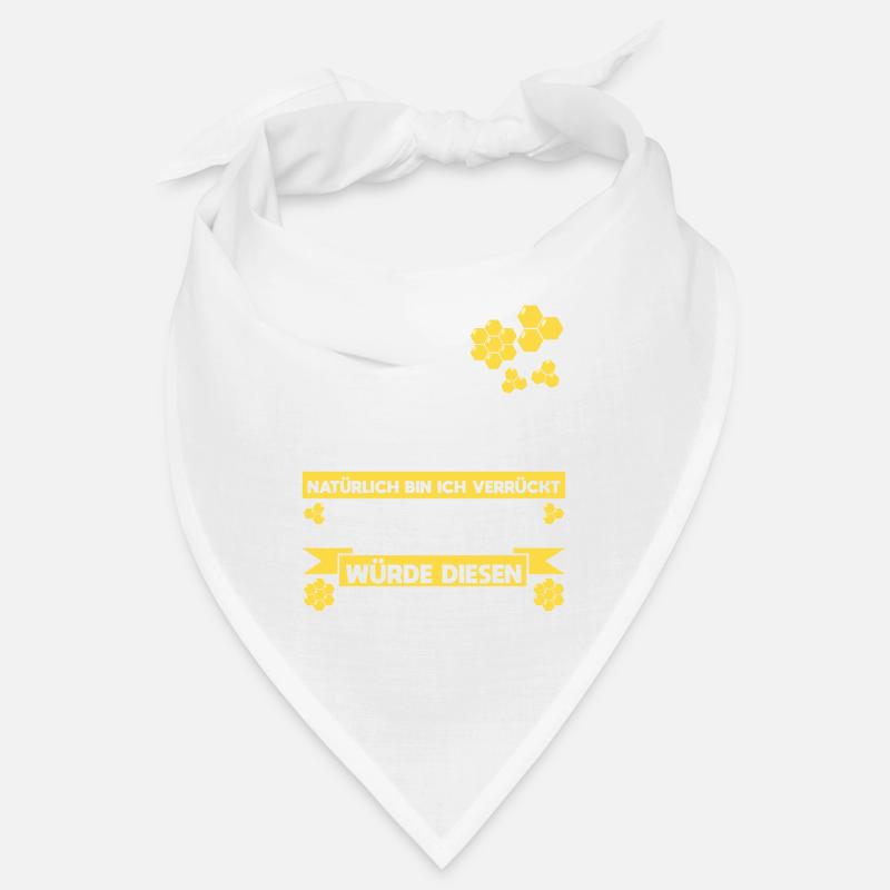 Imker Bienen Honig Geschenk - Bandana - Weiß