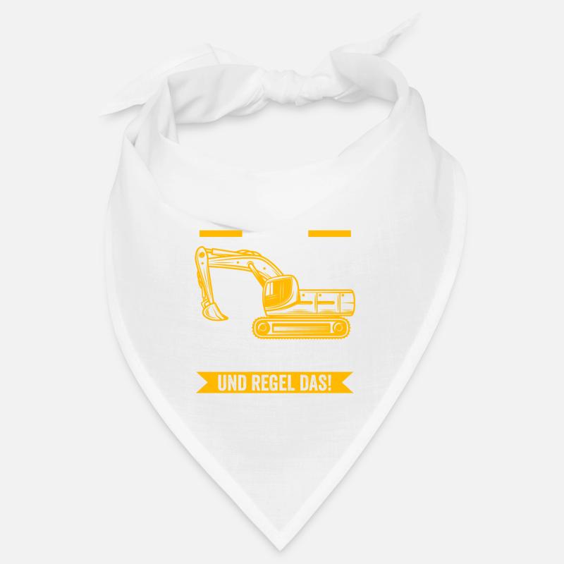 Baggerfahrer Job Baggerführer Geschenk Bandana