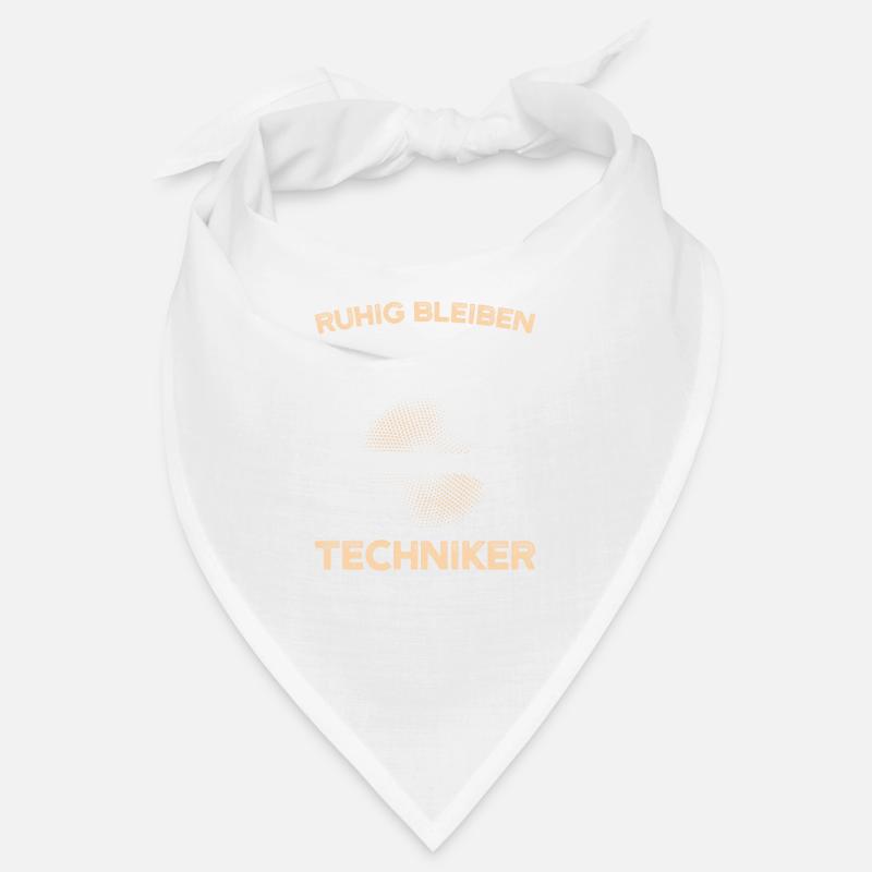 Techniker Beruf Ingenieur Geschenk - Bandana - Weiß