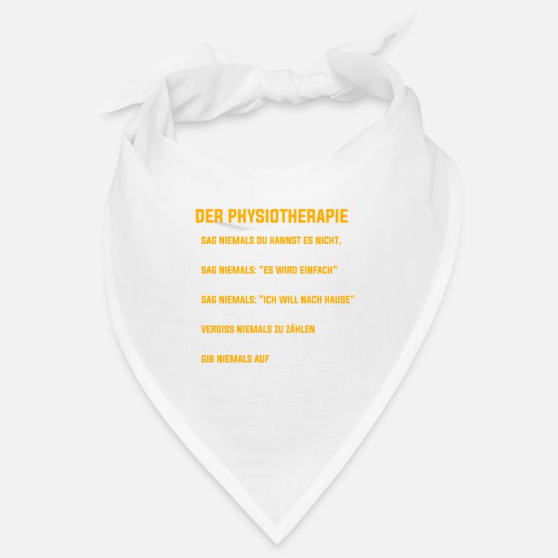Physiotherapie Beruf Physiotherapeut Geschenk Bandana
