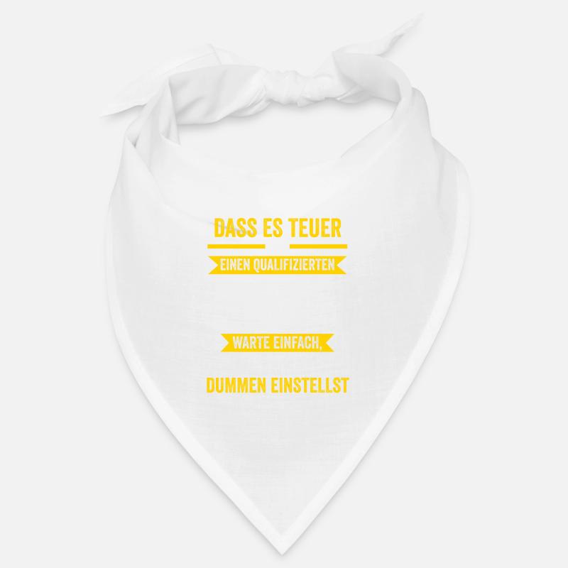 Techniker Beruf Technik Geschenk - Bandana - Weiß