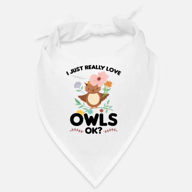 Eule Vogel Eulen Fans Geschenk Bandana