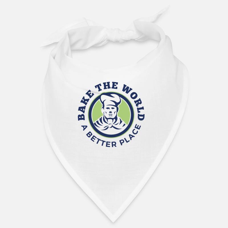 Bake The World A Better Place Pastry Chef Bandana