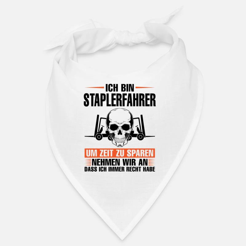 Staplerfahrer Beruf Gabelstaplerfahrer Geschenk Bandana