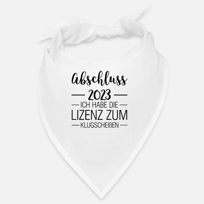 Abschluss 2023 Schule Schulabschluss Geschenk Bandana