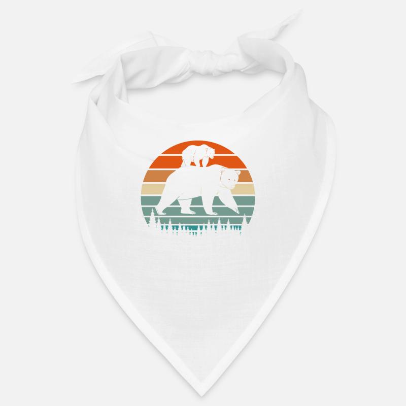 Opa Bär Opa Bär Geschenk - Bandana - Weiß
