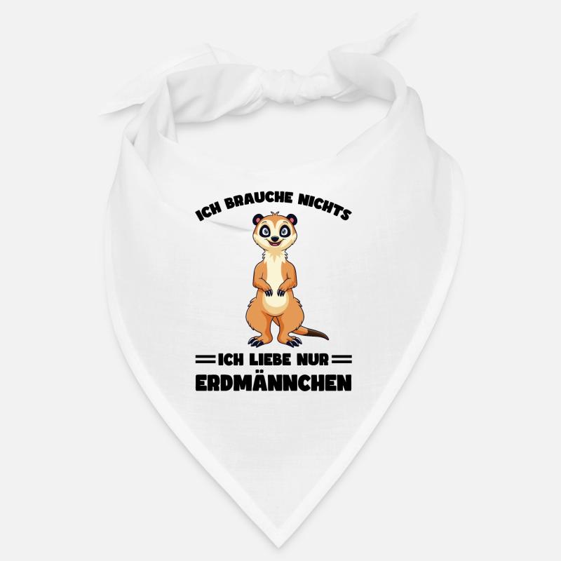 Tiere Erdmännchen Erdmännchene Geschenk Bandana