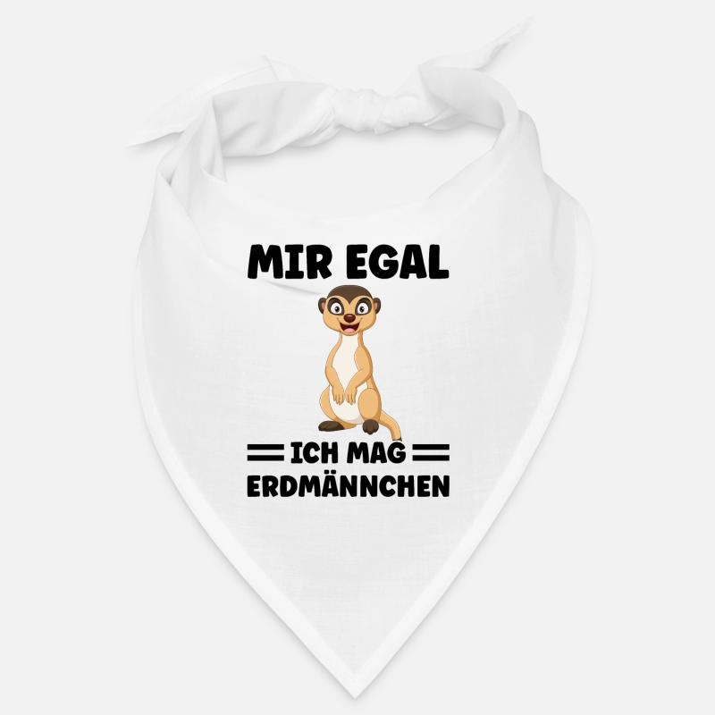 Tiere Erdmännchen Erdmännchene Geschenk Bandana