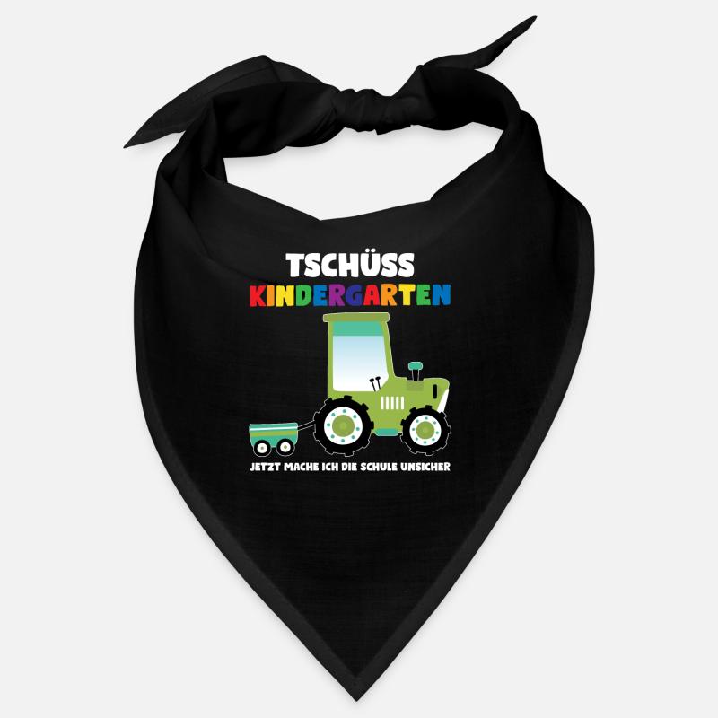 Schulkind Traktor Schulbeginn Geschenk Bandana