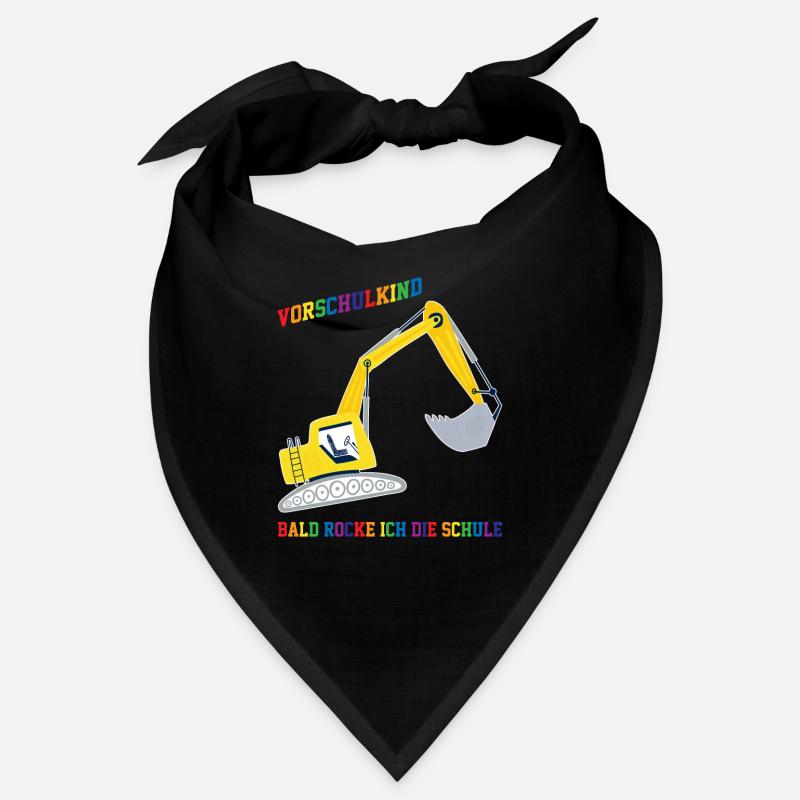 Vorschulkind Bagger Vorschulkinder Geschenk Bandana