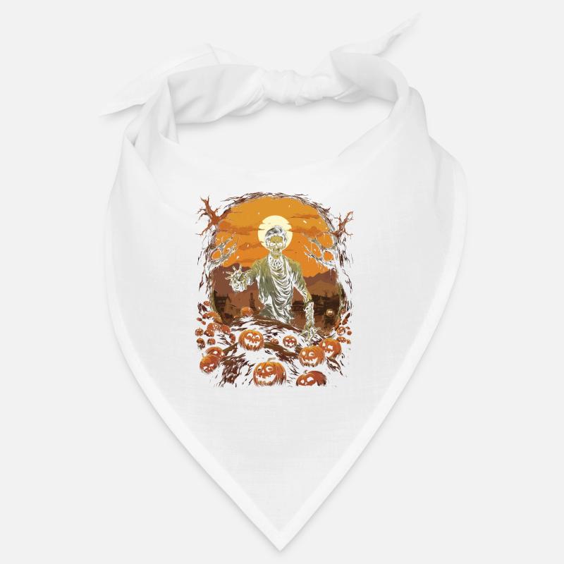Zombie coréen effrayant d’Halloween Bandana