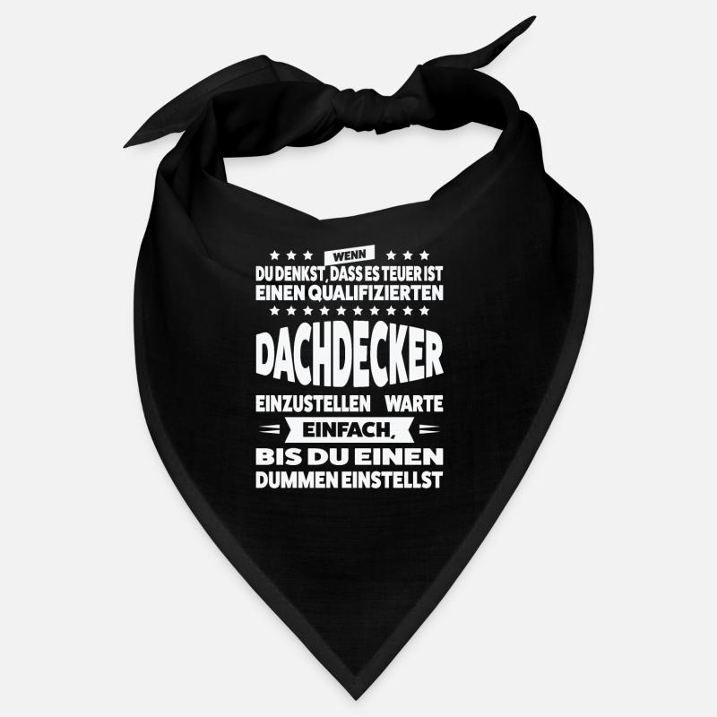 Dachdecker Beruf Dach Geschenk Bandana