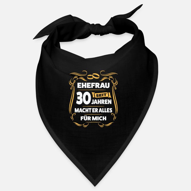 30 Jahre Ehe Ehefrau Perlen-Hochzeit Geschenk Bandana