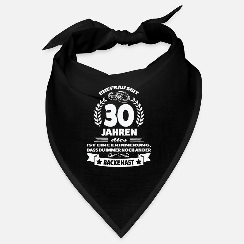 30 Jahre Ehe Ehefrau Perlenhochzeit Geschenk Bandana