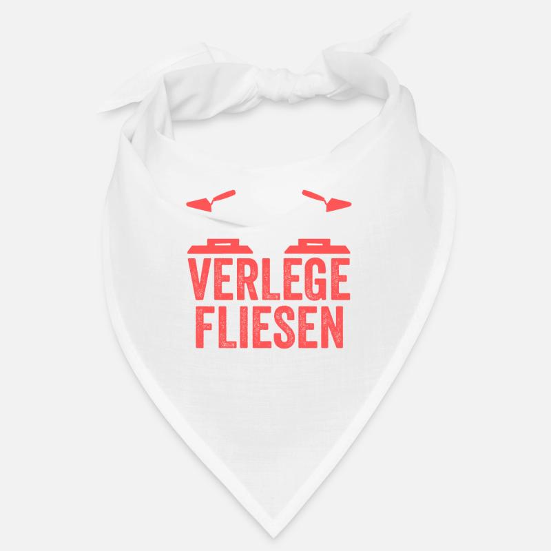 Fliesenleger Beruf Bodenleger Geschenk Bandana