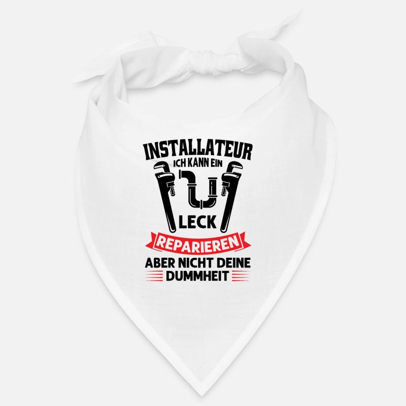 Installateur Beruf Wasserinstallateur Geschenk Bandana