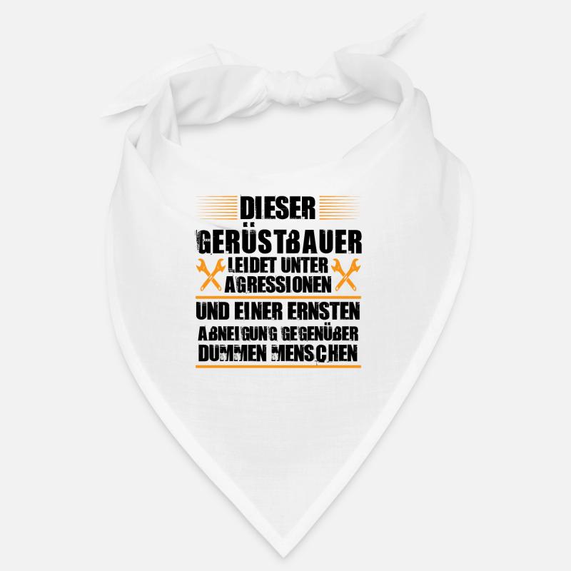 Gerüstbauer Beruf Gerüstbauermeister Geschenk Bandana