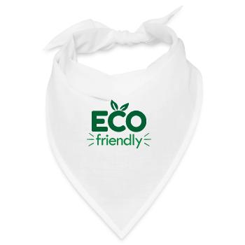 Eco friendly Öko - Bandana - Weiß - Vorne