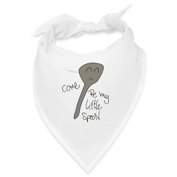 Come be my little Spoon - Bandana - Weiß - Vorne