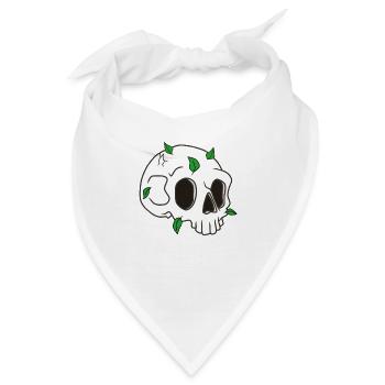 Totenkopf Archäologie - Bandana - Weiß - Vorne