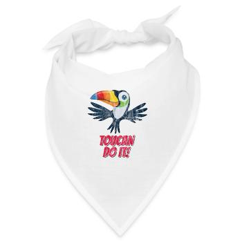 Toucan Do It - Bandana - Weiß - Vorne