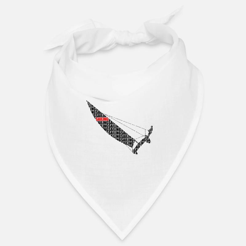 Katamaran mit Sailing hervorgehoben Bandana