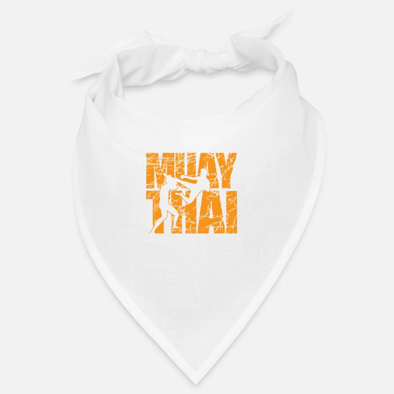 Muay Thai Kampf mit Stil Bandana