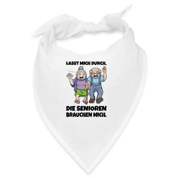 Altenpflege Pflegekraft Seniorenheim Altenpfleger - Bandana - Weiß - Vorne