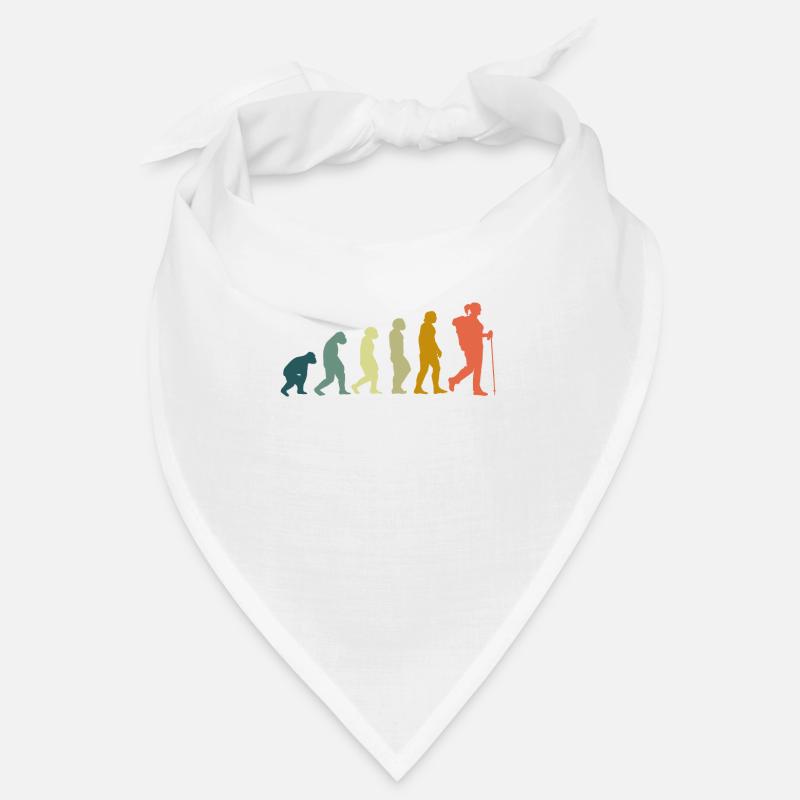 Evolution Wanderin Backpacker pèlerin Wanderwoman Bandana