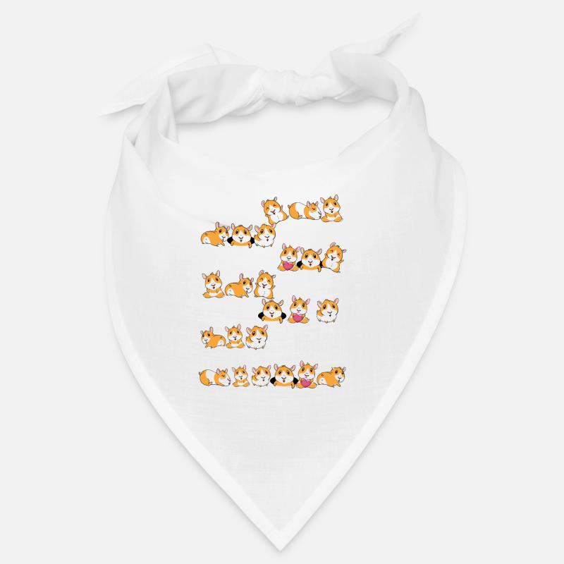 Cobayes - Bandana - blanc