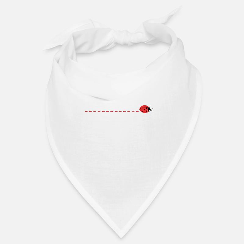 Marienkäfer Mariechenkäfer Insekten Kostüm Ladybug - Bandana - Weiß