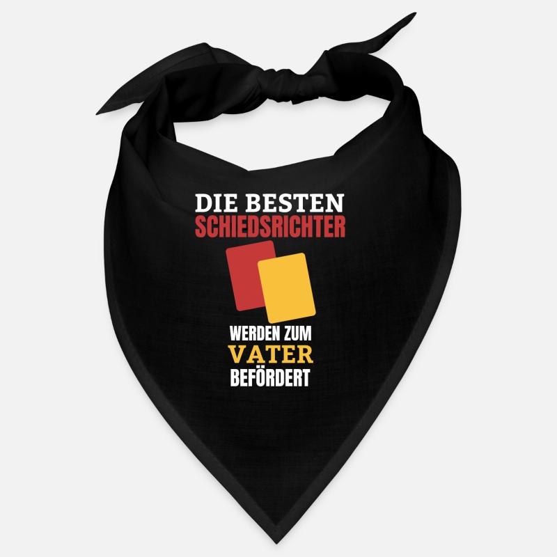 Schiedsrichter Vater Schiri Spruch Papa Geschenk Bandana