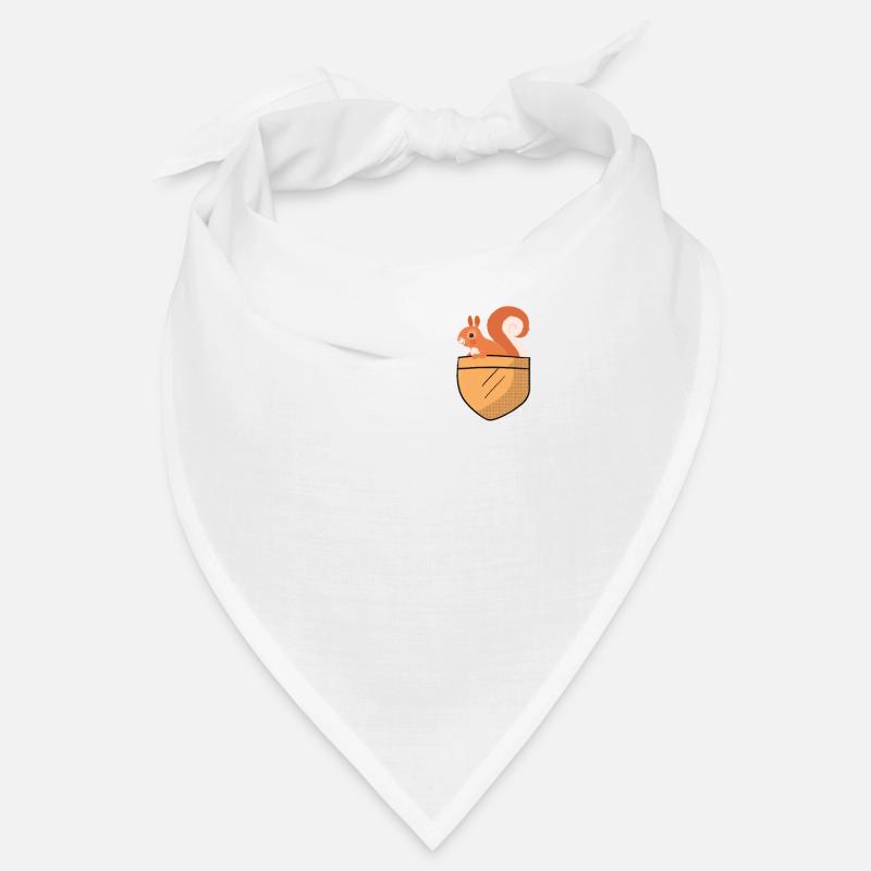 Eichhörnchen Brusttasche Bandana