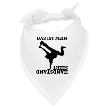 Handstand Sportlehrer Gymnastik Bodenturnen Turner - Bandana - Weiß - Vorne