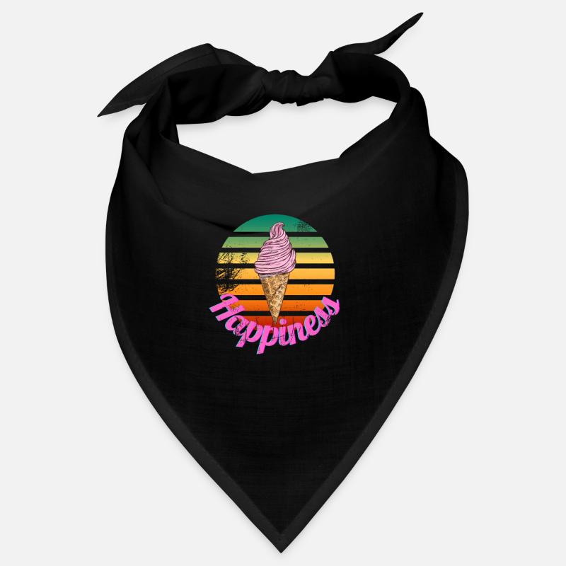 Crème de crème de glace Graphiques d’été Bandana